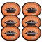 Creative Converting School Spirit Orange Graduation Oval Paper Platters 24ct